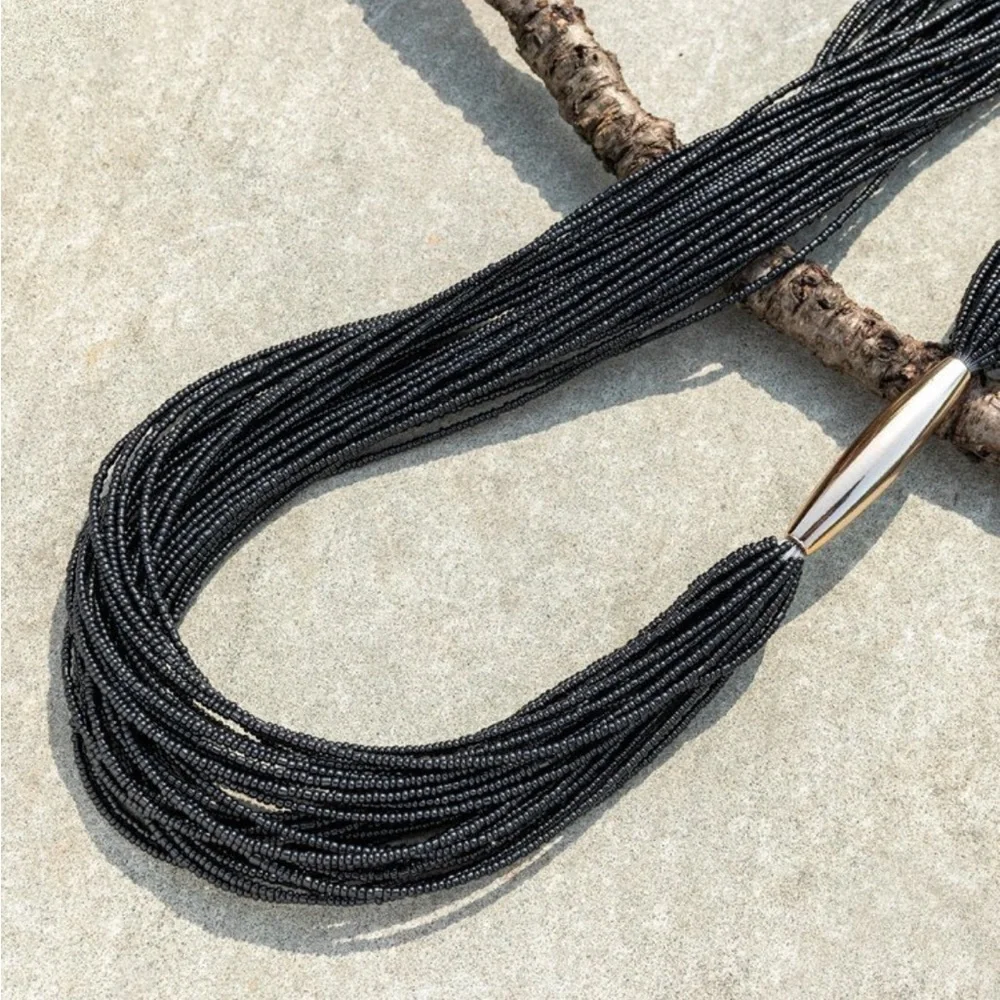 Women's Minimalist Rice Beads Necklace